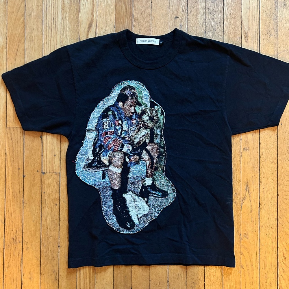 Custom Kobe tapestry tee shirt size S
